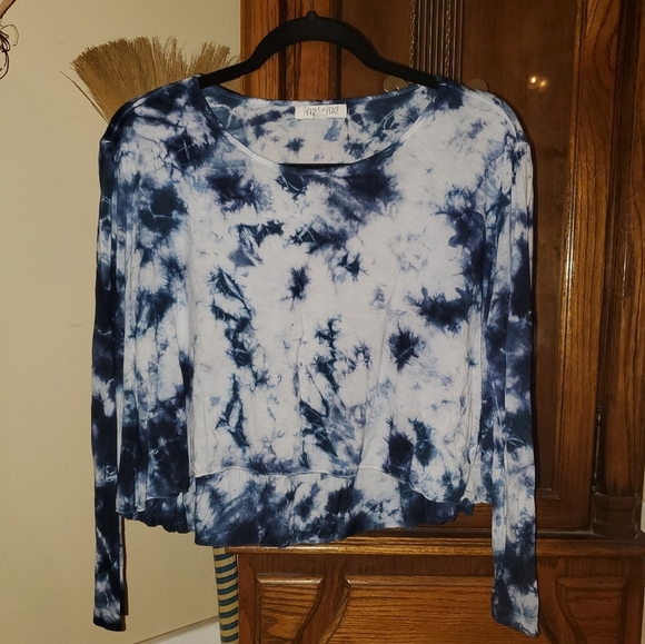 Patrons of Peace Women's Tye-Dye Boho Crop Top - Picture 2 of 6